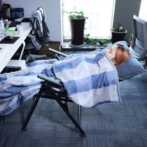 Recliner folding lunch break chair portable home leisure dormitory chair lazy back chair student computer chair Office