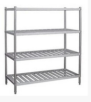 1 2 meters detachable kitchen shelf Four-layer stainless steel shelf Flat kitchen shelf vegetable rack