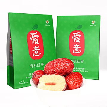 爱意二级灰枣红枣包邮新疆500g[35元优惠券]-寻折猪