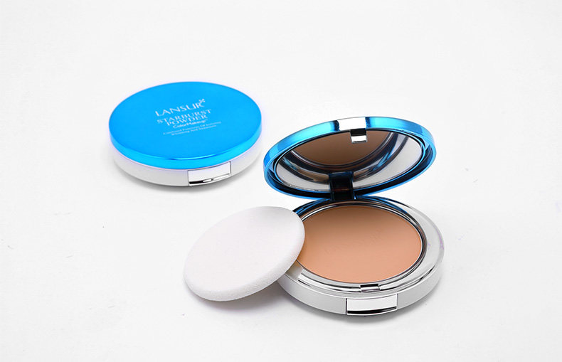 天猫兰瑟粉饼遮瑕定妆持久防水美白控油