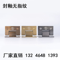 90 degree bathroom clip stainless steel hinge sand black steel rose gold titanium sealed glaze shower room frameless glass door hinge