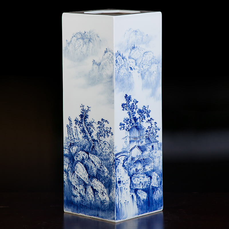 Jingdezhen ceramics hand - made vases, flower arrangement wine porch home decoration sitting room TV ark, furnishing articles