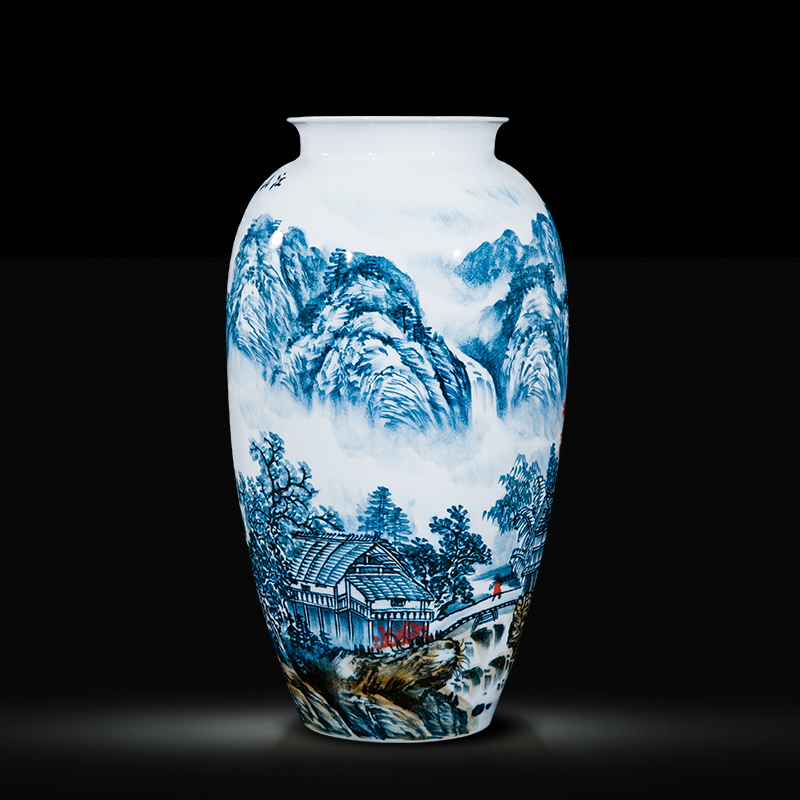 The Master of jingdezhen ceramics hand - made big vase home sitting room adornment is placed, the hotel villa, arts and crafts