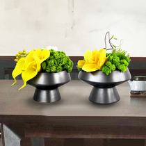 Ceramic vase flower arrangement simulation flower pendulum piece suit living room TV cabinet table decoration fake flower restaurant tea room flower