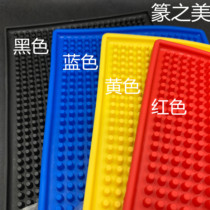 Drain Mat Bar Bench Pad Table Mat water filtration mat Bar cushion Anti-slip waterproof wine glass cushion Seal Engraving Rubber Mat Rectangular