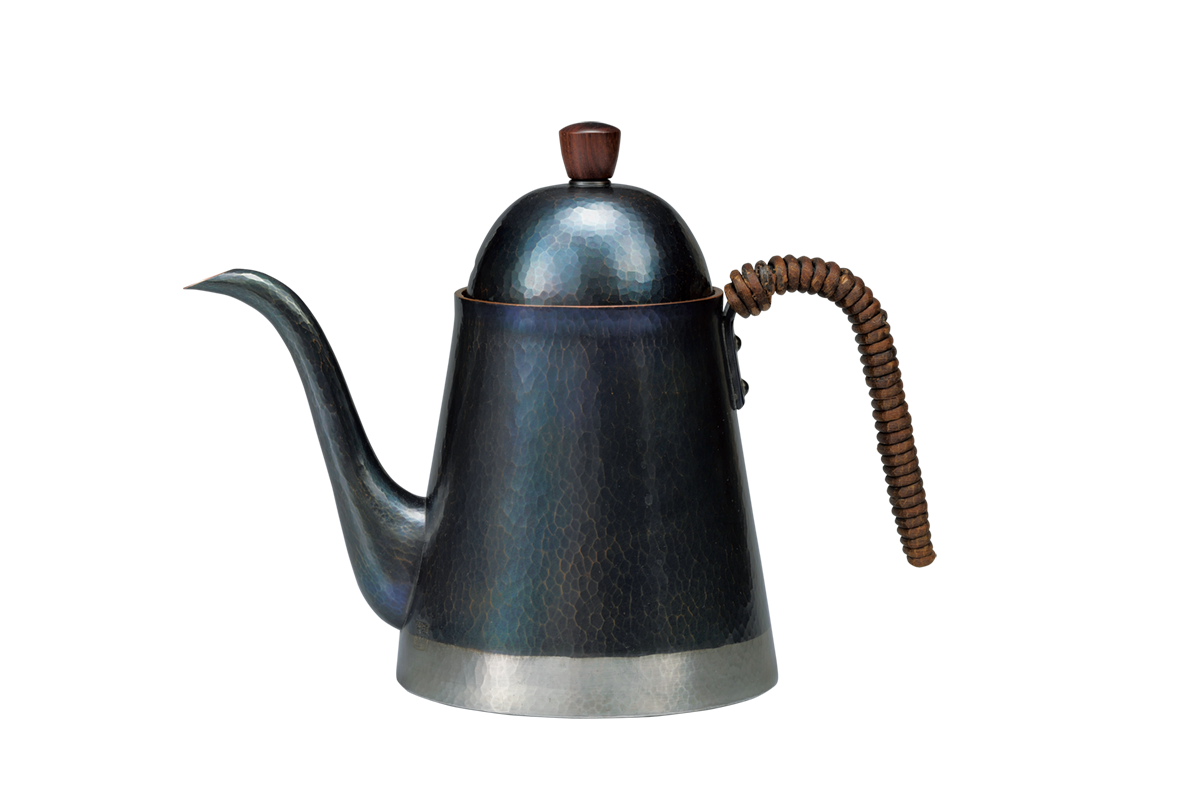 在庫品即日出荷 【治】清穂堂造 鎚起銅製 鎚目湯沸☆茶道具 銅瓶 玉川