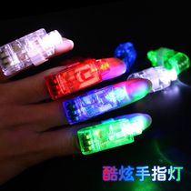 Cartoon finger projection lights finger lights ring lights LED stalls hot selling goods Childrens luminous toys small lights