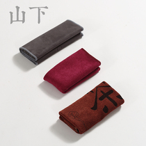 Kung Fu tea accessories Tea cloth Suction can be hung Tea towel Tea tray Tea ceremony Chinese style Zen square tea cloth square towel