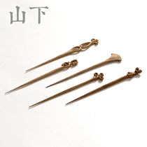 Handmade bamboo carving Classical tea needle Bamboo hand-made original bamboo tea needle Tea set accessories Gongfu Tea Road Six Junzi Accessories