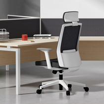 Staff office chair comfortable sedentary ergonomic computer chair home backrest waist protection swivel chair lift simple modern