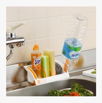 Japan imported INOMATA suction cup sponge rack kitchen rack cleaning cloth storage rack drain finishing rack