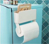 South Korea imported kitchen storage rack finishing rack refrigerator side tissue rack magnet streak waterproof paper roll