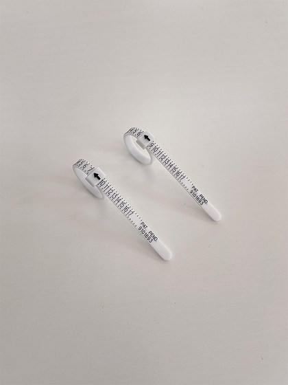 미국 코드 링 측정 벨트, 인치 측정 크기 스케일 링 미국 코드 링 측정 벨트, 인치 측정 크기 스케일 링