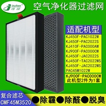 Adapt to Honeywell Air Purifier KJ410F KJ450F KJ455F Filter KJ900PAC Filter