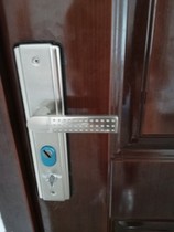 Universal security door handle door lock handle 1 2 thick panel solid thickened handle into the door with large door handle