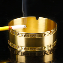 Pure copper ashtray creative Copper home living room Chinese ashtray ash office crafts ornaments Gift gifts