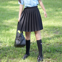 Japanese JK uniform skirt solid color skirt 45cm autumn and winter college style high waist pleated skirt student school uniform skirt