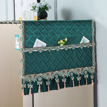 Double-door refrigerator multifunctional cover towel storage bag type net red refrigerator dustproof single-door cotton quilting embroidery process