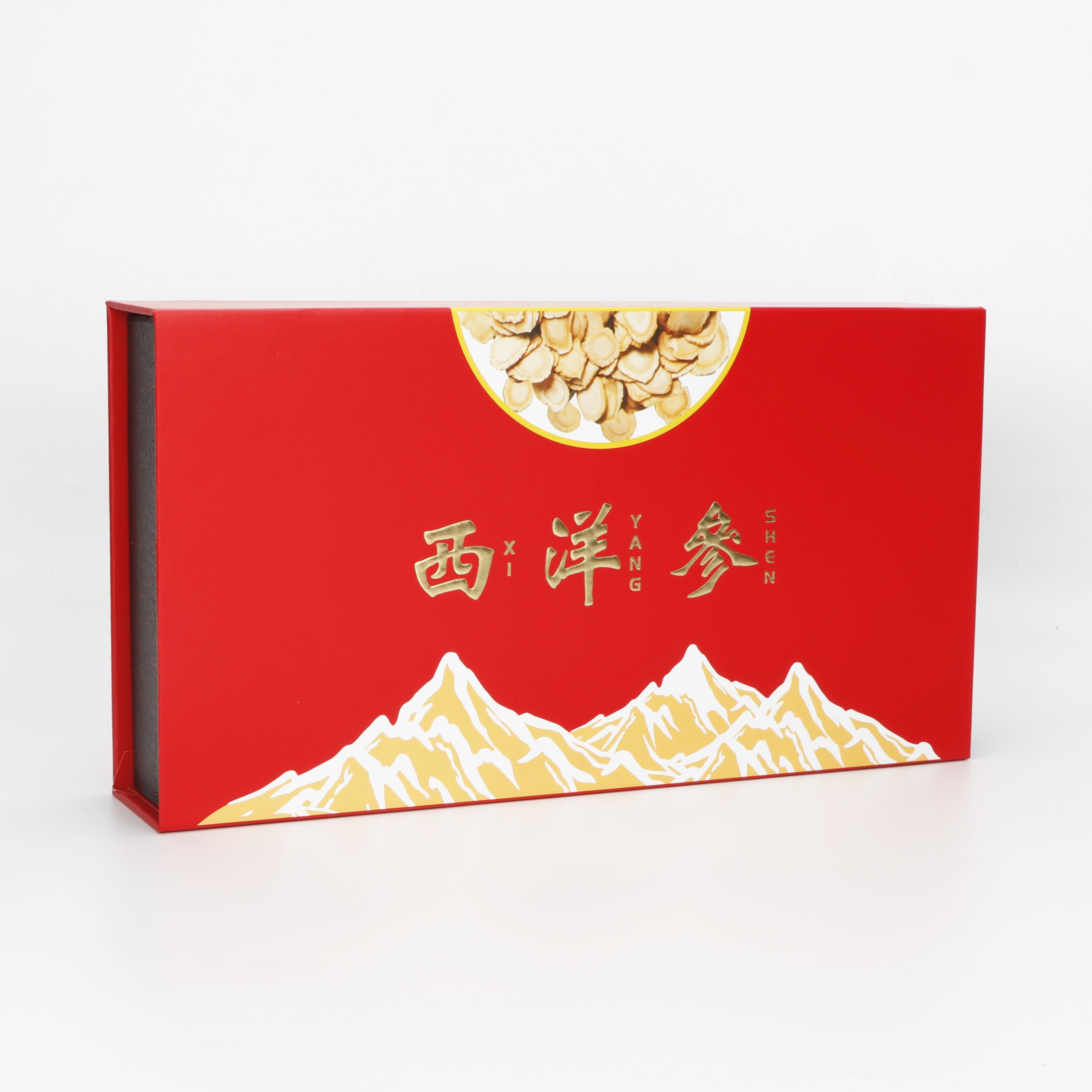 高档西洋参包装盒空盒子西洋参粉切片空瓶子花旗参包装罐包装袋子