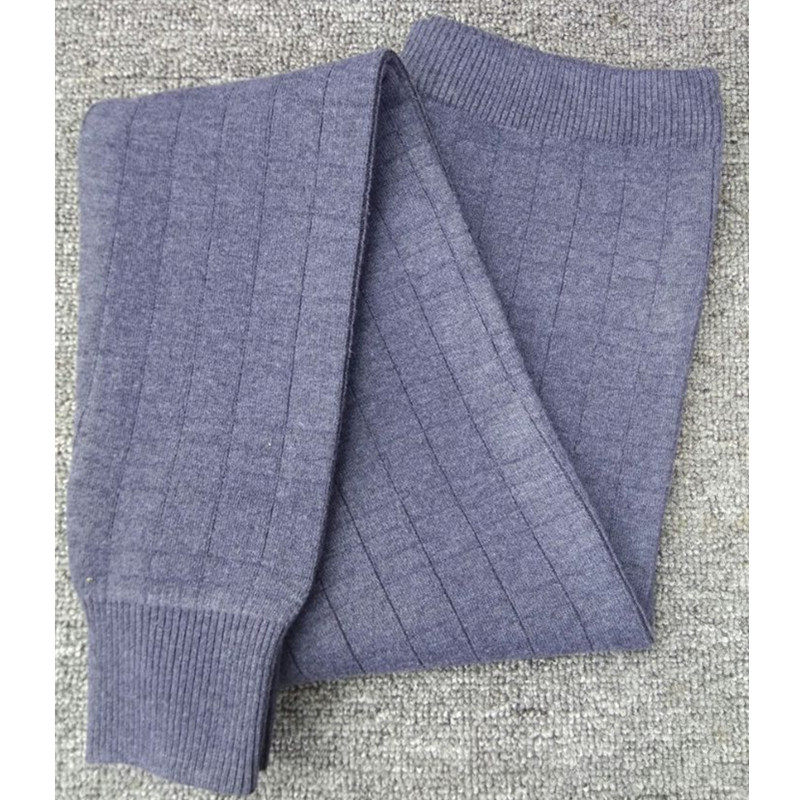 男加厚毛裤加厚爸爸毛线裤保暖裤男士中老年打底线裤加肥毛裤