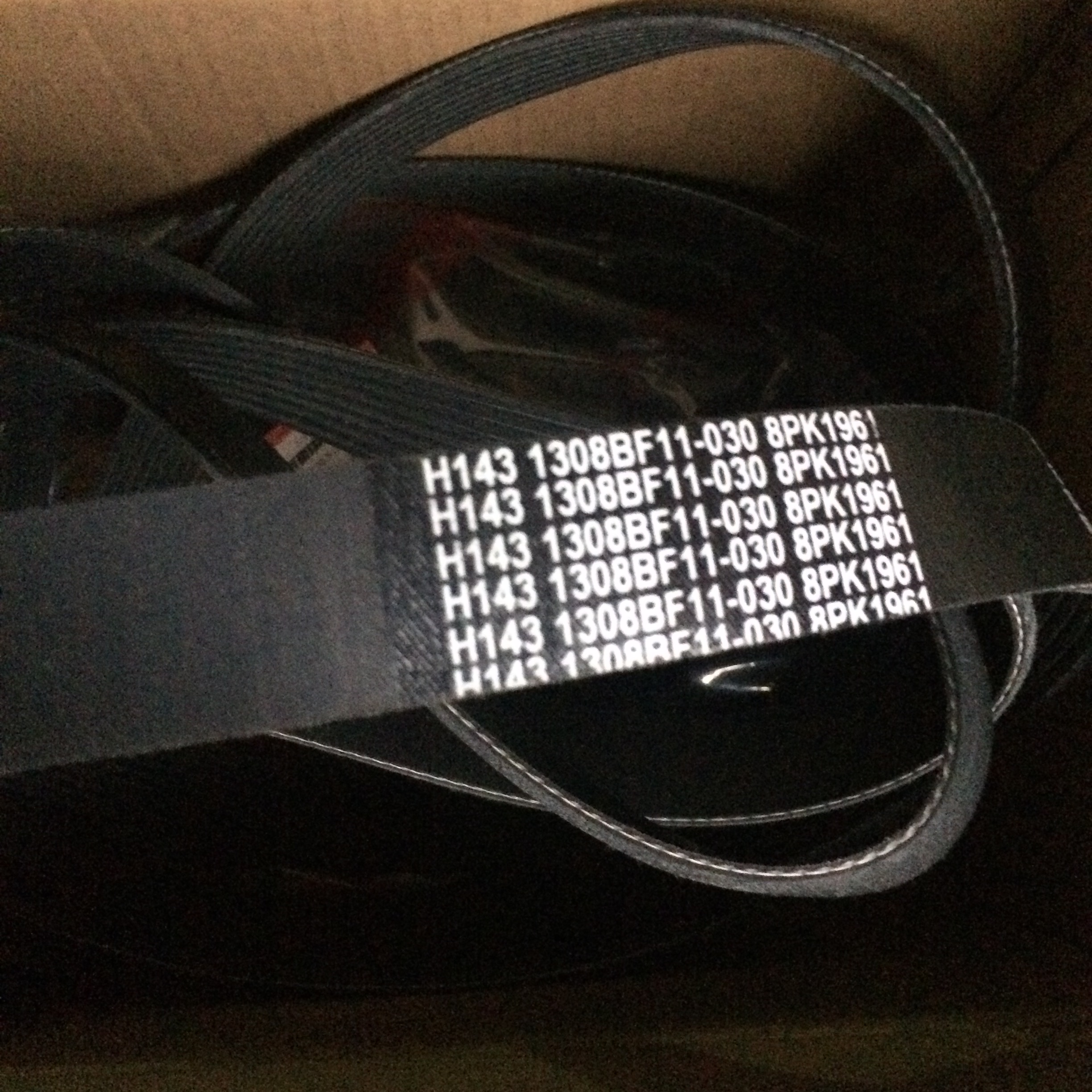 东风天锦4h原厂风扇皮带1308bf11-030 1308bf11-020