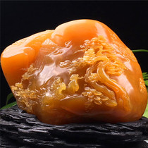 Lao Tian Yellowstone Landscape Pendulum with Mercy Feng Shui Feng Feng Feng Shui Zou Jin Bao Shoushan Stone Seal Chicken Blood Gold Stone Seal Engraving