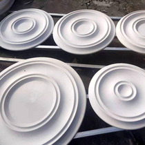 New round European style Style Plaster Ceiling Light Disc Background Wall Profiled Art Round Tray Styling