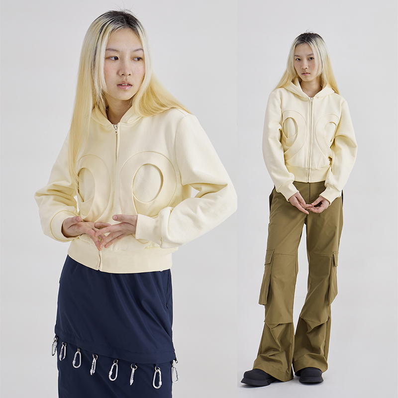 CONP 23SS Helically Pocket Sweater 螺旋口袋短款卫衣