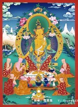 Collection Grade Tianguan Millover Buddha Qiang Baver Future Buddha Nepal Pure Hand Painter Tibet Pure Handmade Donka hanging painting