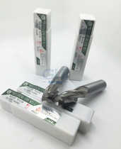 SHC hardened over-center fully ground milling cutter 4-edged high-speed steel white steel gong cutter 3 4 5 6 8 10 12-30 etc
