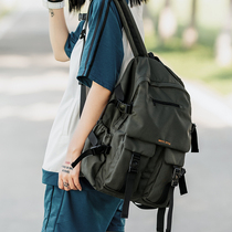 Small crownins day series 100 hitch high school student bag female large capacity double shoulder bag summer multipocket travel bag college student