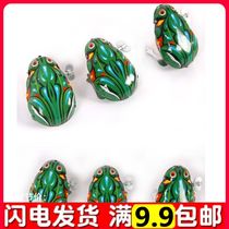 Upper Chain Clockwork Iron Sheet Frog 80 Rear Classic Nostalgia Toy Ground Stall Manufacturer Direct Sales Event Gift Gift