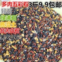 Succulent Particulate Soil Colorful Stone Flower Soil Peat Planting Soil Pavement Stone Volcanic Stone Deer Marsh Soil