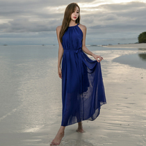 Beach dresses South Koreas new loose slim one-piece dress Bikini outskirt Long Skirt Beach Seaside Snowspun Wrap