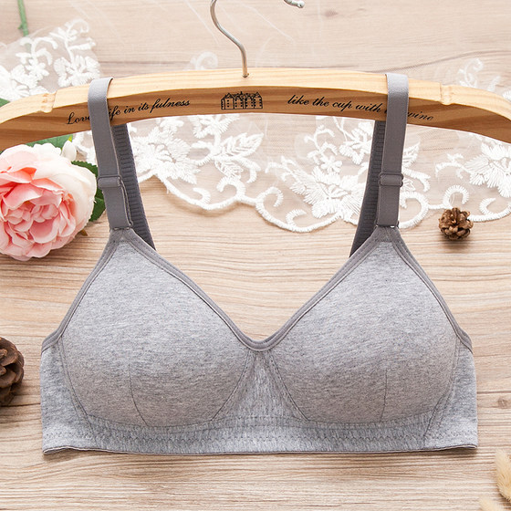 During the developmental period, girl underwear college student high school students small breasts thin junior high school no steel circle pure cotton bra, bras set During the developmental period, girl underwear college student high school students small breasts thin junior high school no steel circle pure cotton bra, bras set
