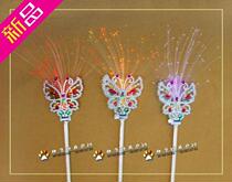 Halloween Children's Goods Photography Styling Magic Wand Flickering Fiber Fairy Wand Crown Headband