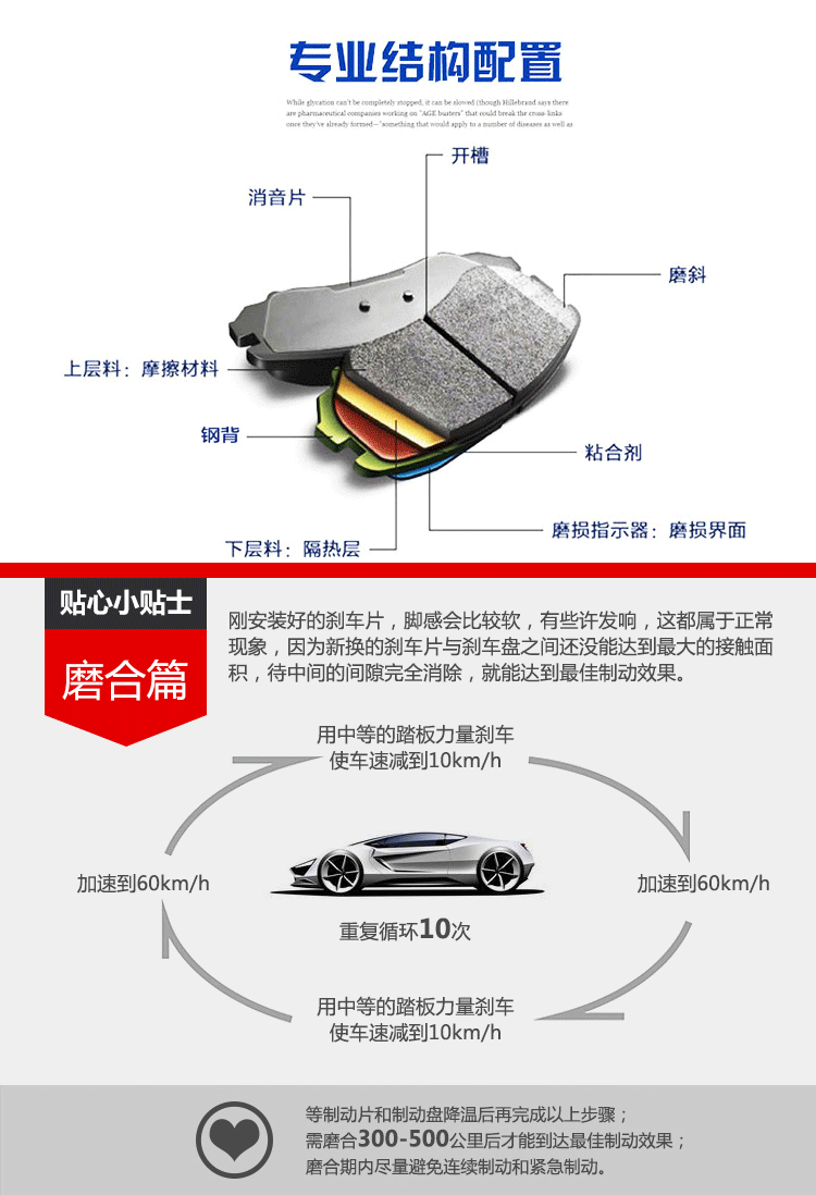 老吴车品 新老款 大众 速腾 迈腾 途观 途安 前后刹车片 陶瓷_7折现价
