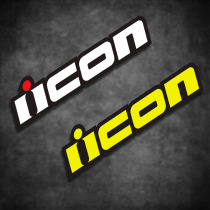 Motorcycle decals incon waterproof reflective helmet stickers decorative stickers