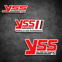 Yunchuang car sticker locomotive motorcycle shock absorber YSS sticker modified waterproof reflective scratch cover decal