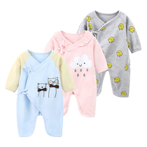 Newborn baby jumpsuit baby autumn and winter monk clothing infant cotton clothes climbing suit
