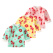 Baby coat spring autumn coat newborn clothes Hanfu retro female baby National style