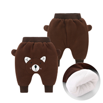 (Broken code clearance) baby pants winter thick trousers children Cotton out baby Net red cute cotton pants