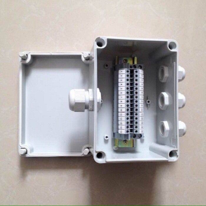 一进三出接线盒带端子120*170*100mm机械工控盒uk端子盒分线盒