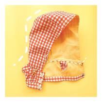 (Spot) 20cm super cute butter strawberry jam sub small coat doll color coat