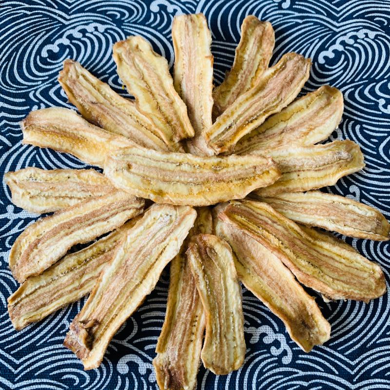 No additives Yunnan specialty dried plantains unsweetened original flavor healthy snacks low calorie non-fried pregnant women snacks