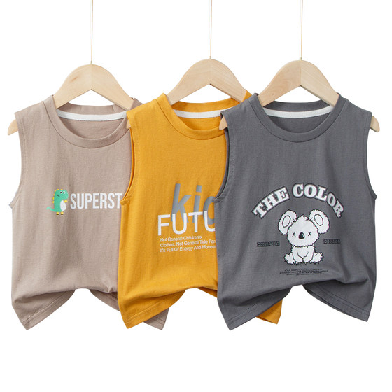 Children's vest boy pure cotton summer thin boy baby loose hurdle kids sleeveless T-shirt full cotton
Children's vest boy pure cotton summer thin boy baby loose hurdle kids sleeveless T-shirt full cotton