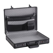 Aluminum alloy box Portable password box Safe seal box Document storage box Document box Business briefcase Flat box