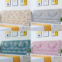 All-inclusive bed head cover cotton cotton universal bed cover Nordic ins cloth dust cover simple modern soft bag protective cover