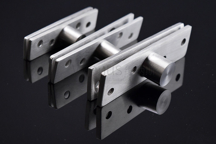 不锈钢360度转轴木门上下铰链定位门轴天地轴旋转轴木门暗藏合页