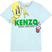 Europe Kenzo Takata Xian Three Spring Summer Mens Boy Clothing Ice Cream With Short Sleeve T-shirt